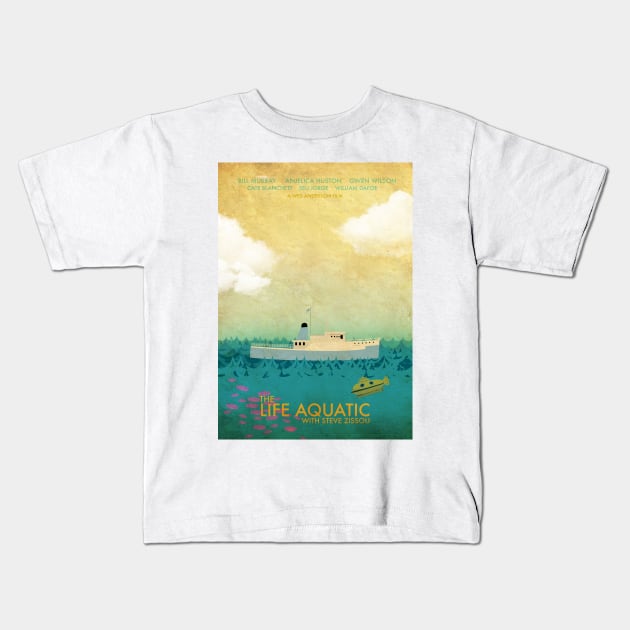 The Life Aquatic Kids T-Shirt by PaulRice